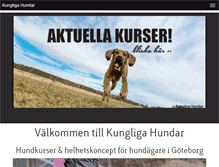 Tablet Screenshot of kungligahundar.se